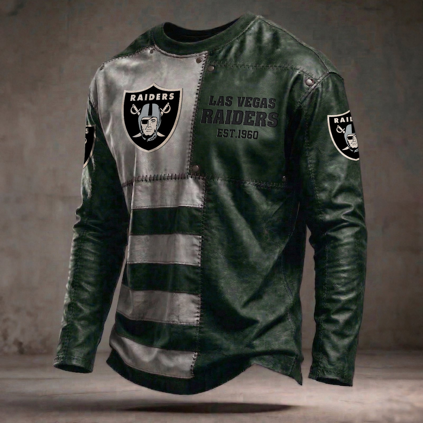 LV x NFL Long Sleeved Shirt 2304 DatND DVT Army