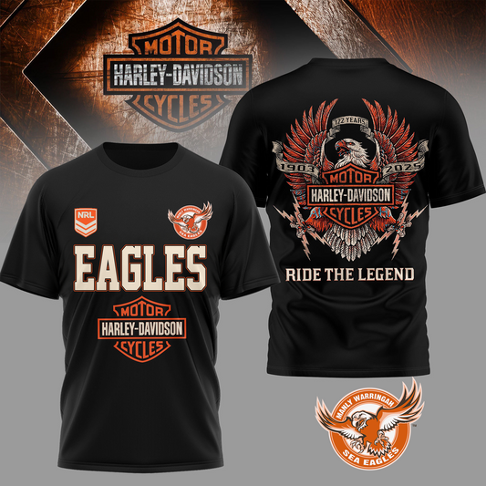 MAN Premium NRL 22 Year Harley Davidson 3D Shirt 0704 DatND DVT