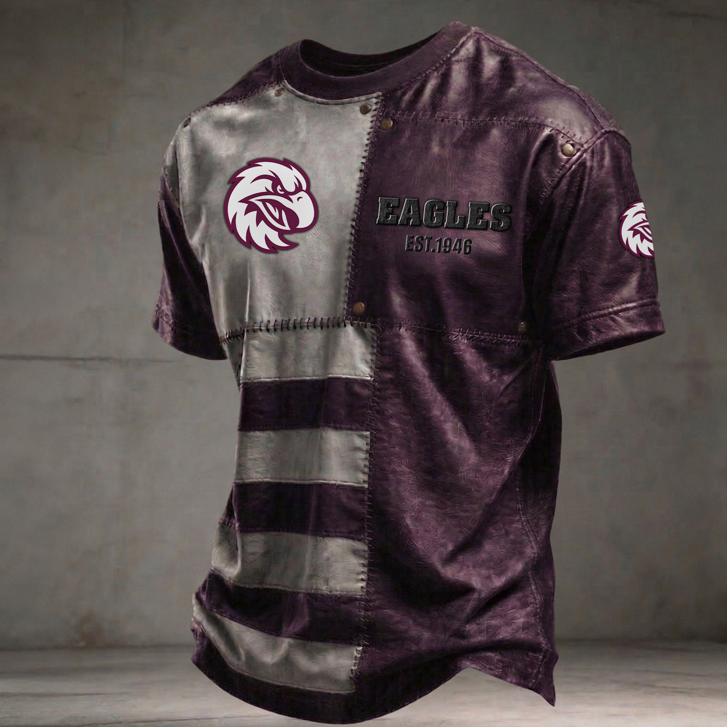 MAN x NRL Premium 3D Shirt DATND TANTD 060426 Purple