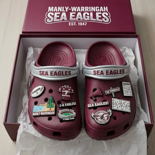 MAN x NRL Premium Crocs Clogs Shoes DATND TANTD 030426