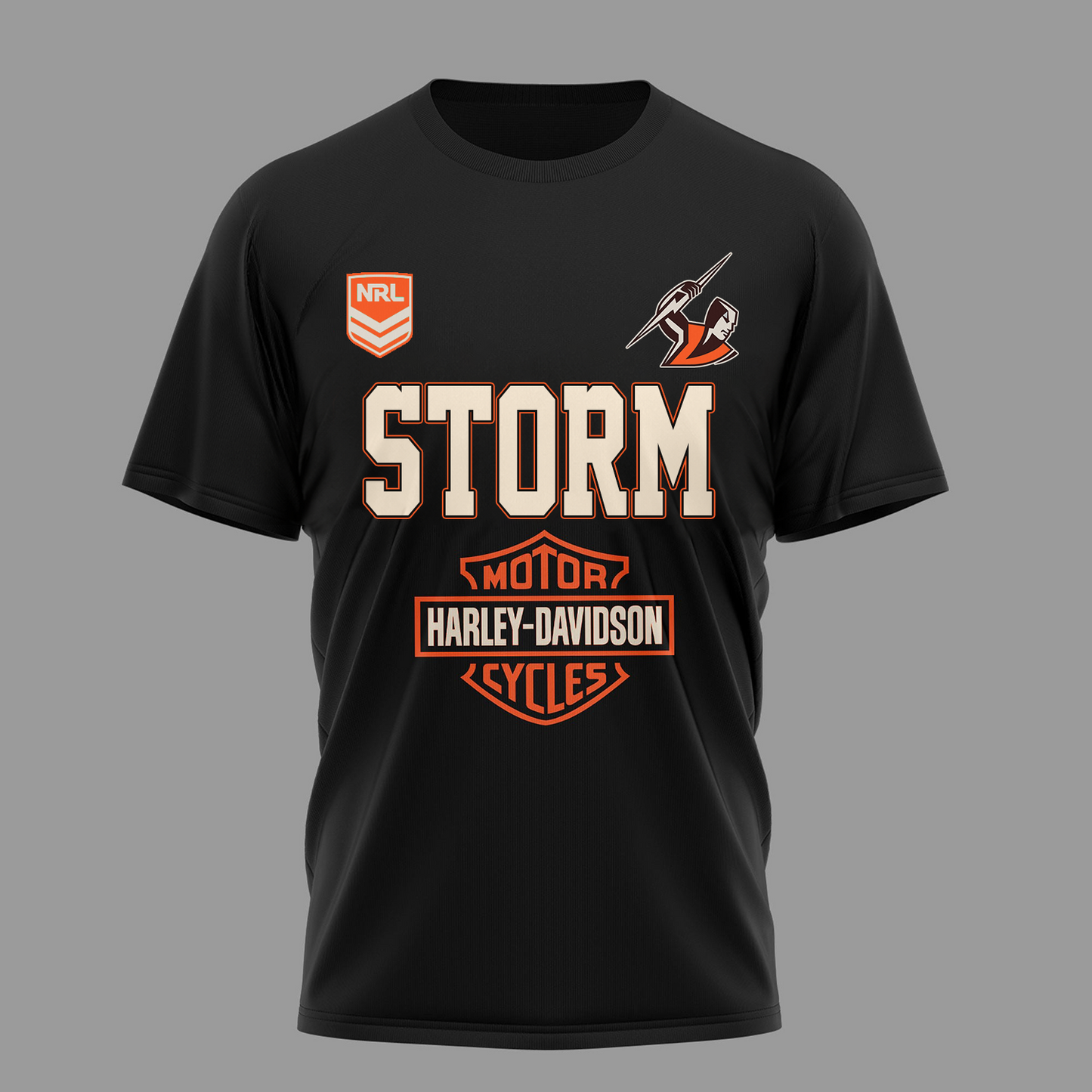 MEL Premium NRL 22 Year Harley Davidson 3D Shirt 0704 DatND DVT
