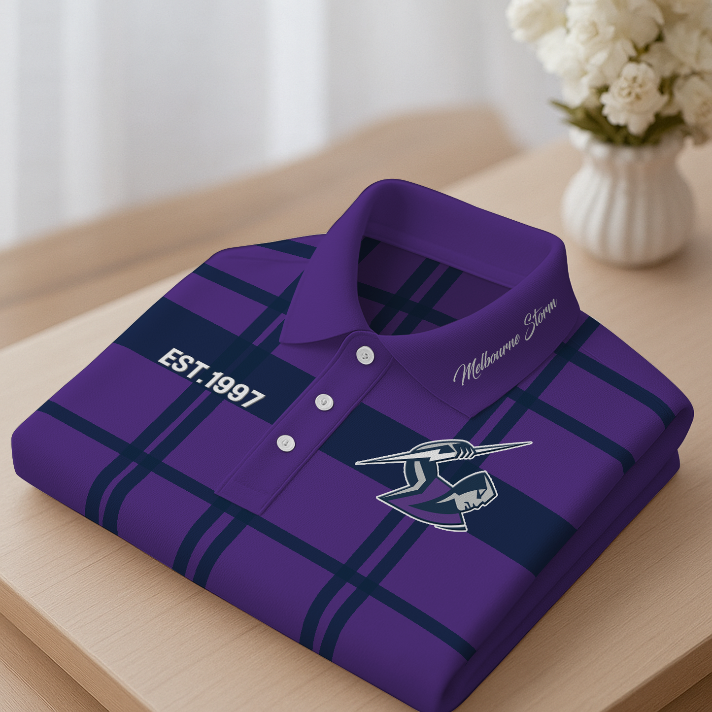 MEL Premium NRL Polo Shirt 3103 DatND DVT
