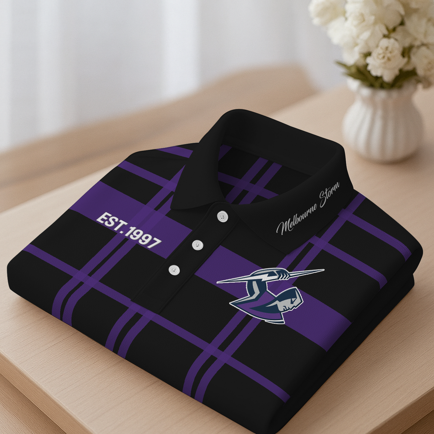 MEL Premium NRL Polo Shirt 3103 DatND DVT