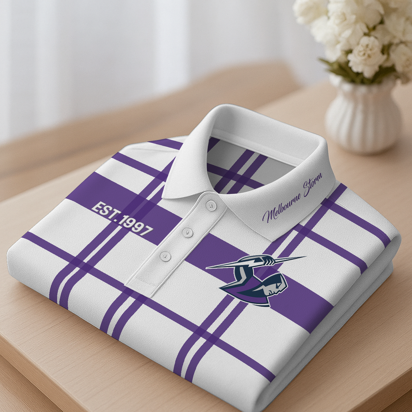 MEL Premium NRL Polo Shirt 3103 DatND DVT