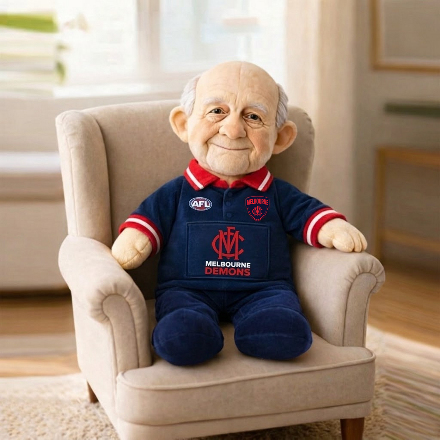 MEL x AFL Grandpa Plush Mascot 0704 DatND DVT