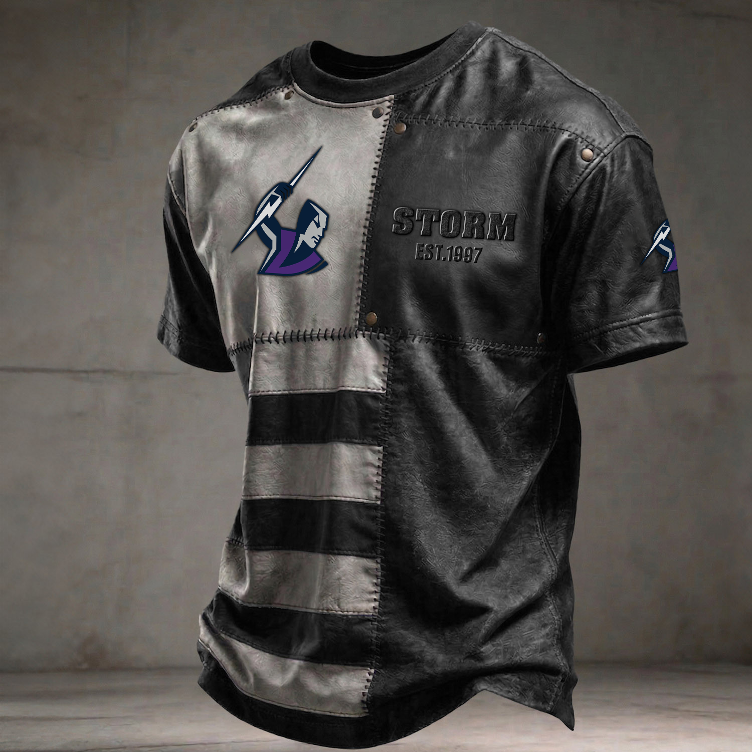MEL x NRL Premium 3D Shirt DATND TANTD 060426 Black