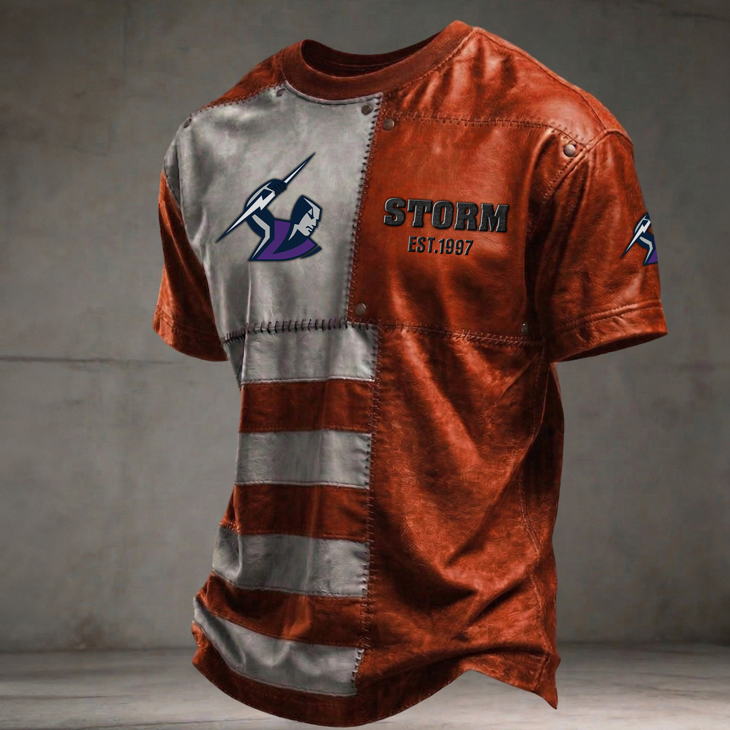 MEL x NRL Premium 3D Shirt DATND TANTD 060426 Orange