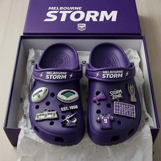 MEL x NRL Premium Crocs Clogs Shoes DATND TANTD 030426