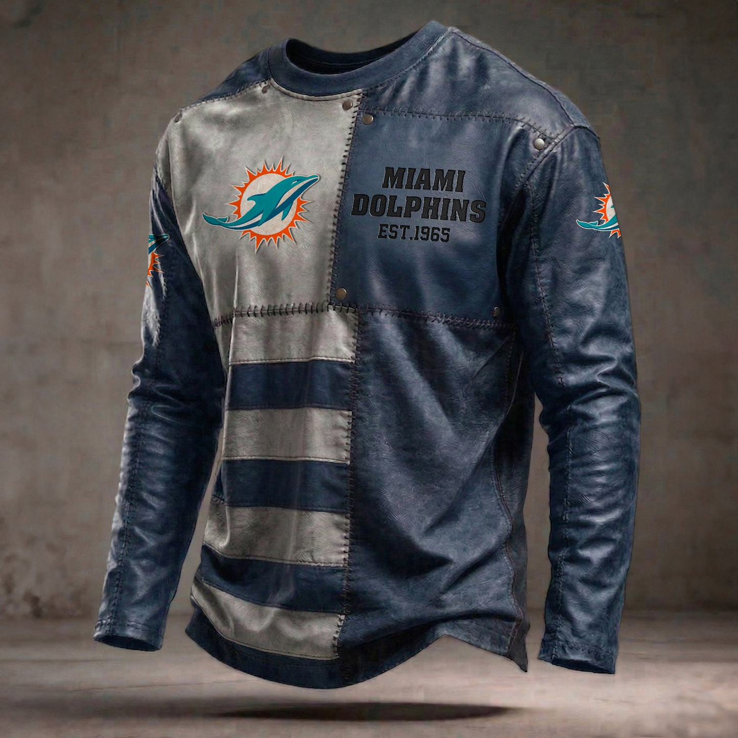 MIA x NFL Long Sleeved Shirt 2304 DatND DVT Army
