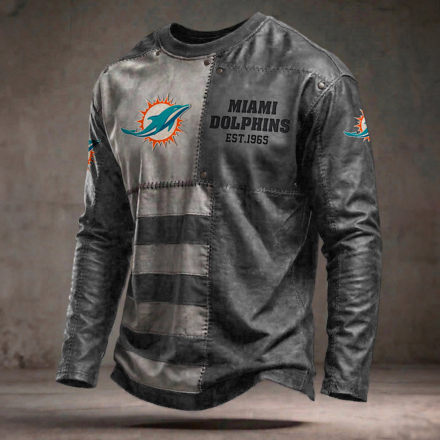 MIA x NFL Long Sleeved Shirt 2304 DatND DVT Army