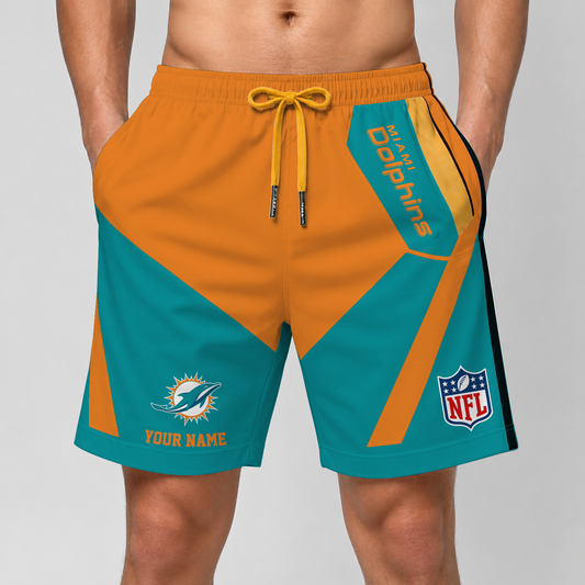 MIA x NFL Special Short Pants For Men Custom Name V2 DATND TANTD 290426