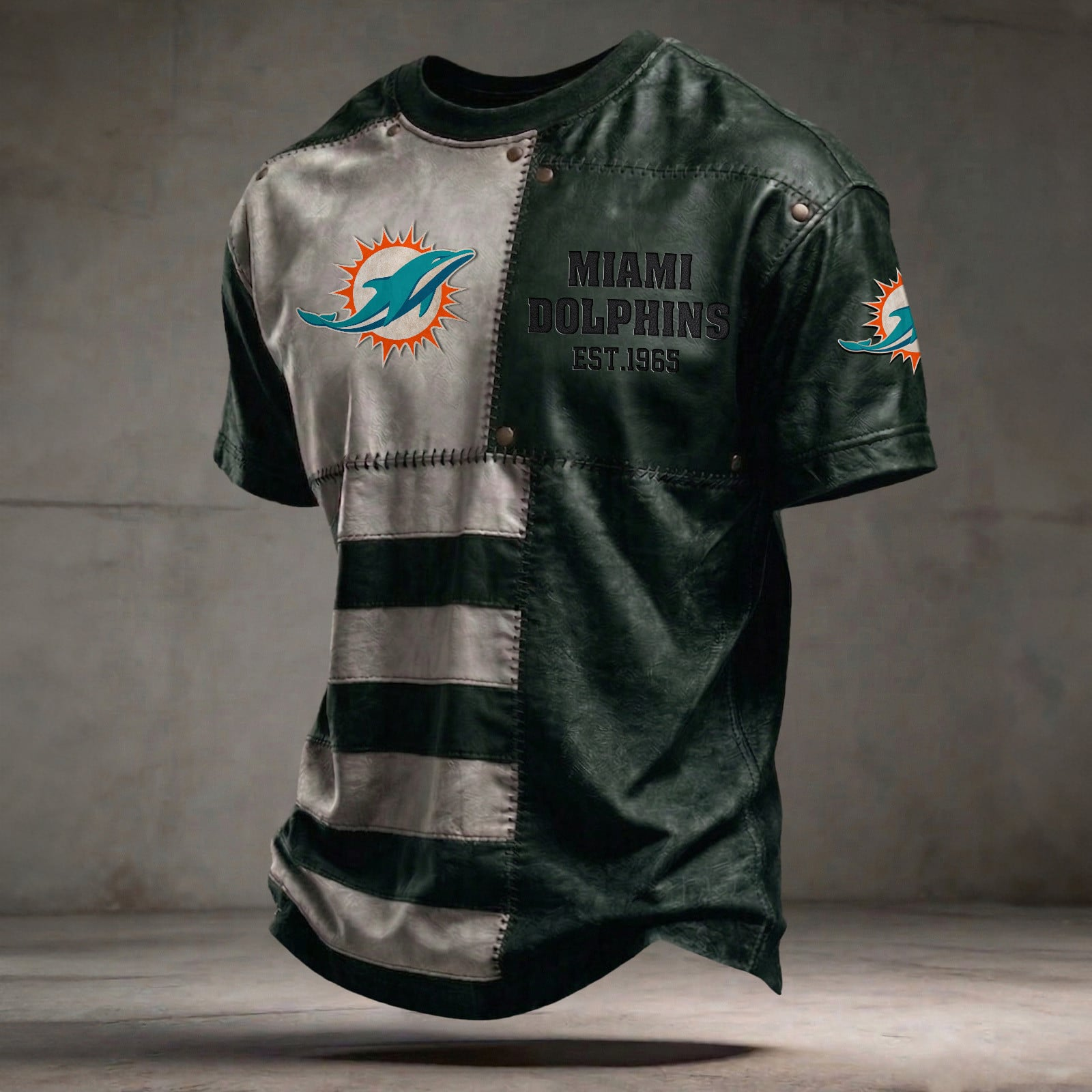 MIA x NFL T-Shirt 0404 DatND DVT Army