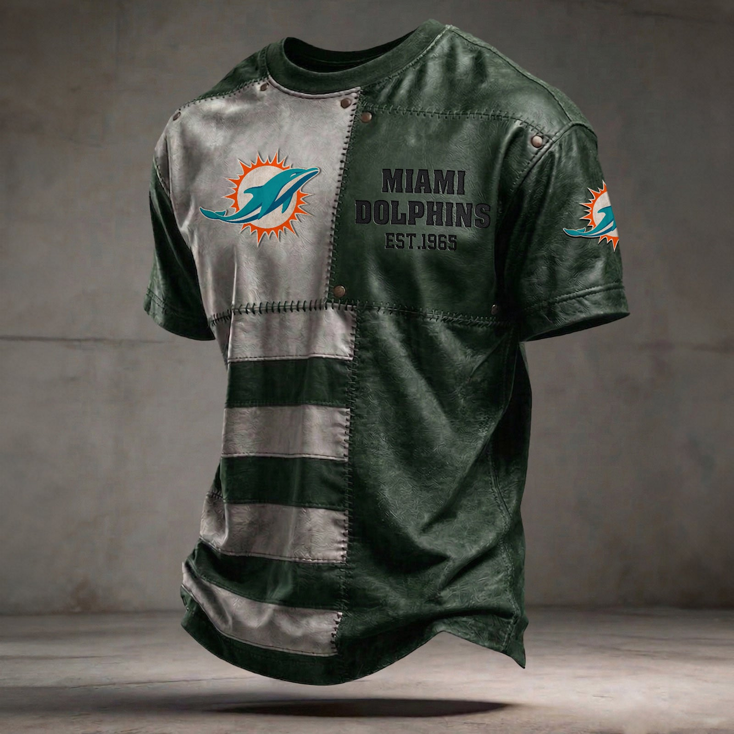 MIA x NFL T-Shirt 0404 DatND DVT Green