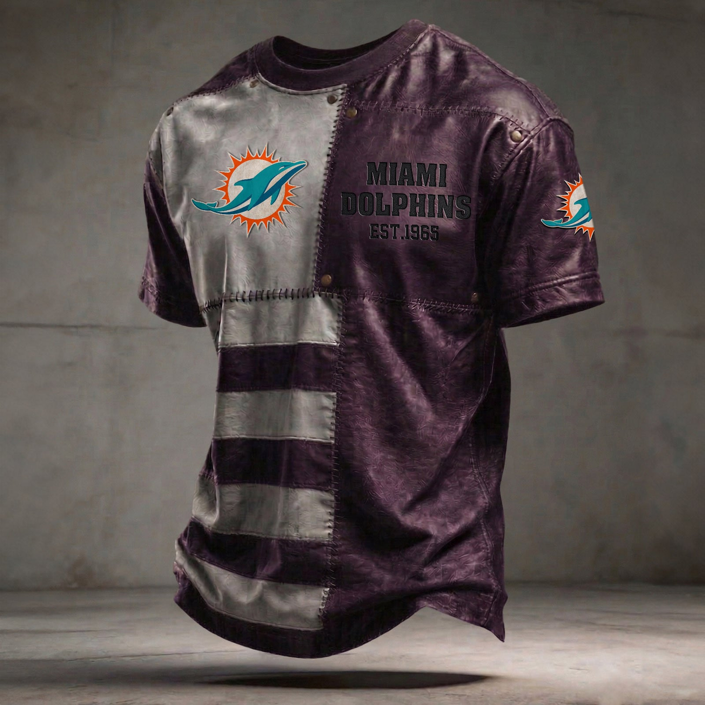 MIA x NFL T-Shirt 0404 DatND DVT Purple