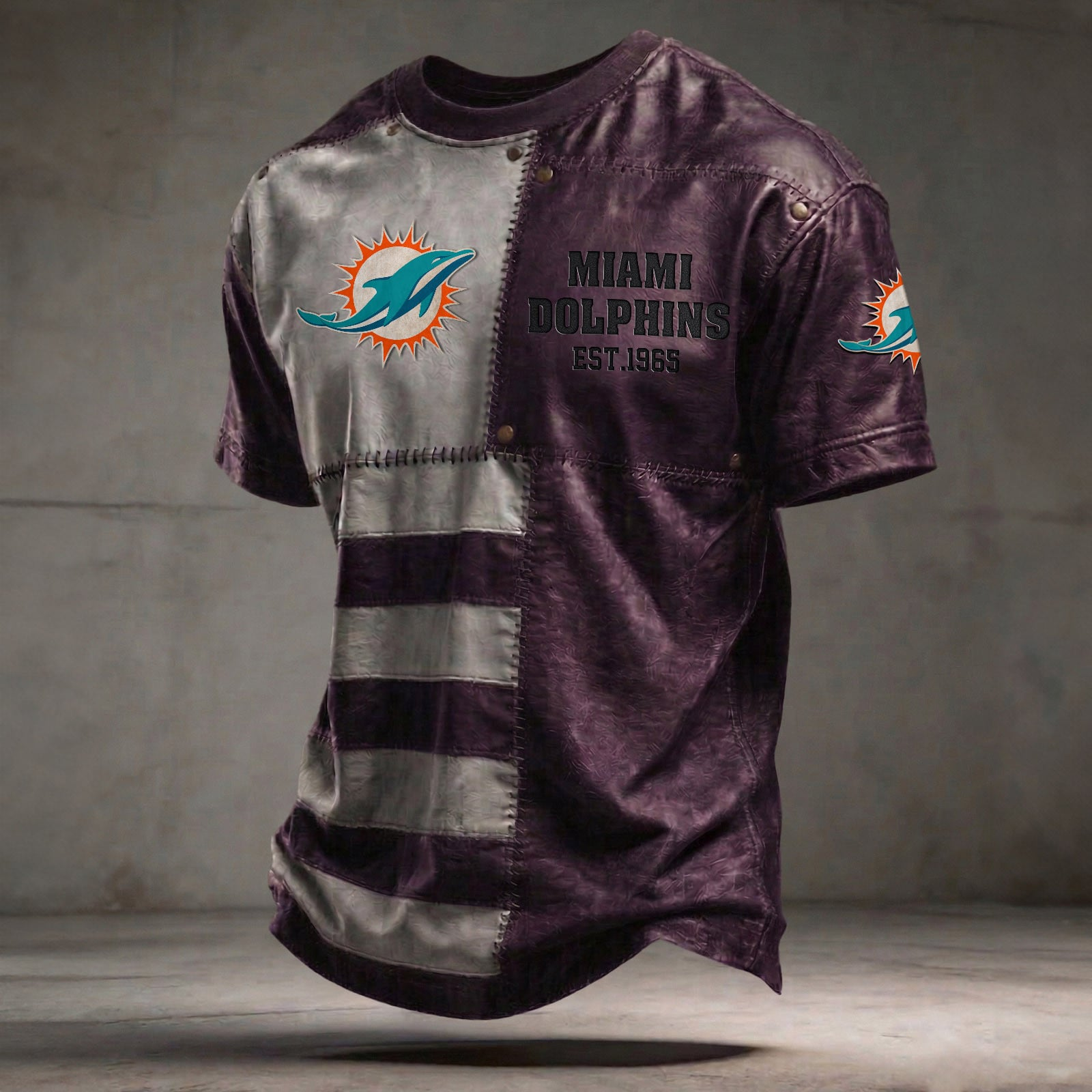 MIA x NFL T-Shirt 0404 DatND DVT Purple