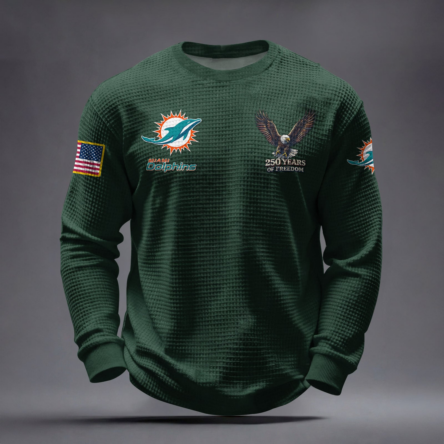 MIA x NFL Waffle Sweatshirt DatND DVT