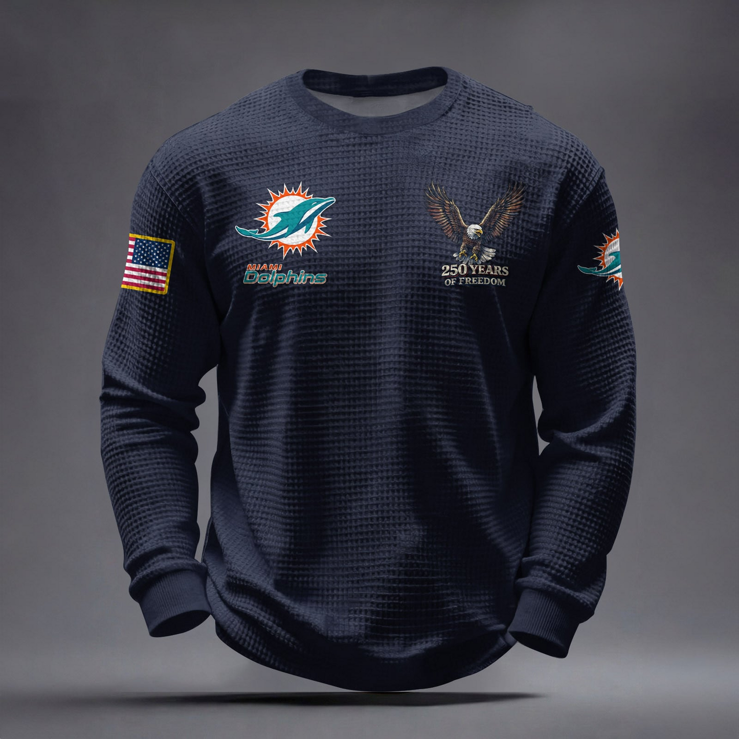 MIA x NFL Waffle Sweatshirt DatND DVT
