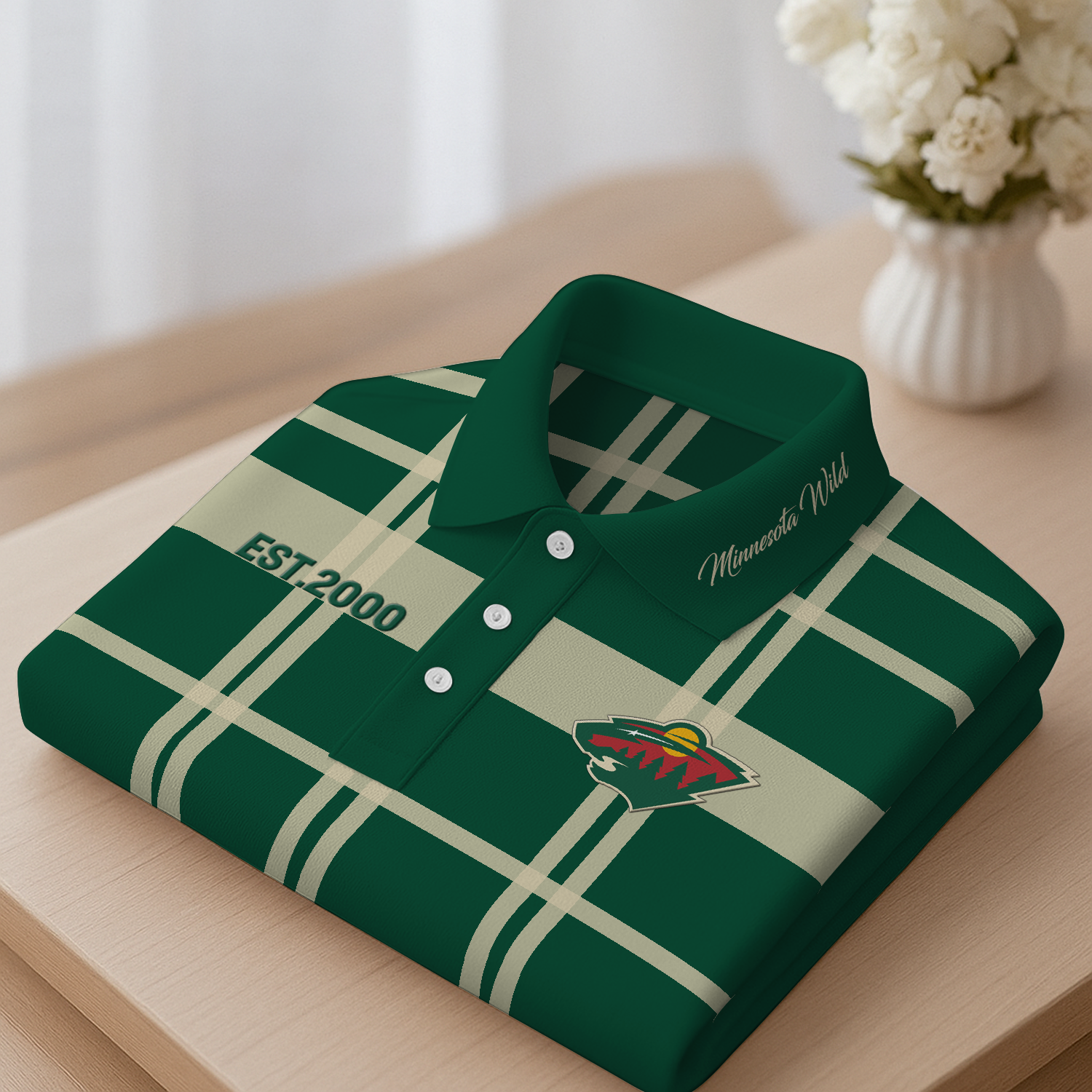 MIN Premium NHL Polo Shirt 2703 DatND DVT 1