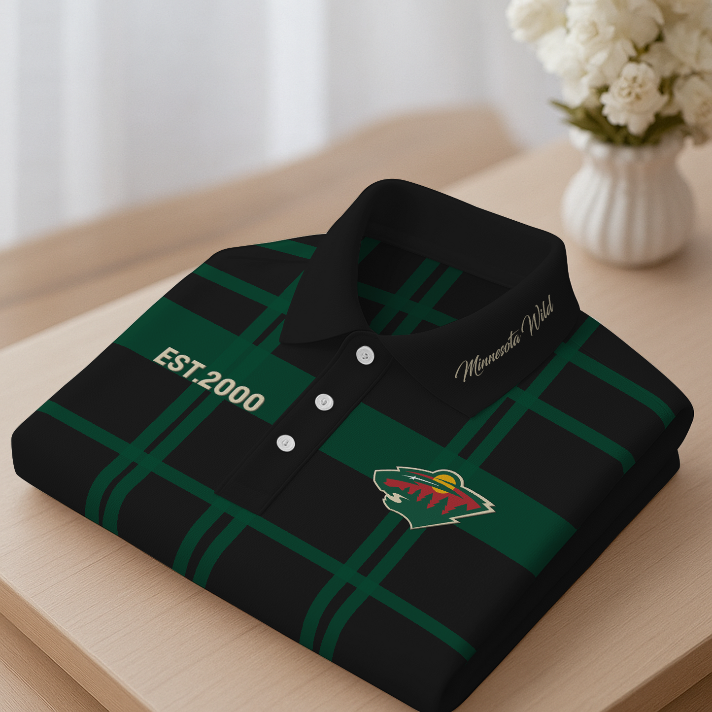 MIN Premium NHL Polo Shirt 2703 DatND DVT 2