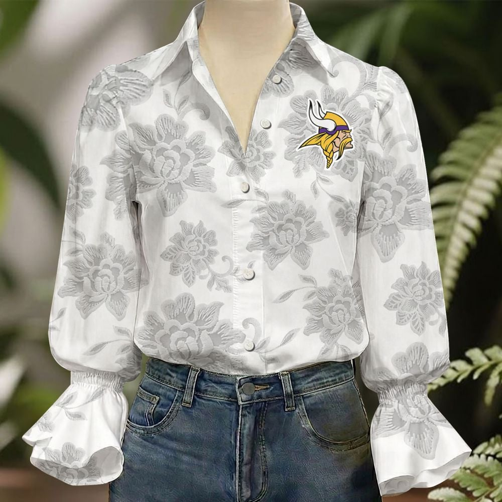 MIN x NFL 3D Collared Lace Long Sleeved Shirt 2004 DatND DVT