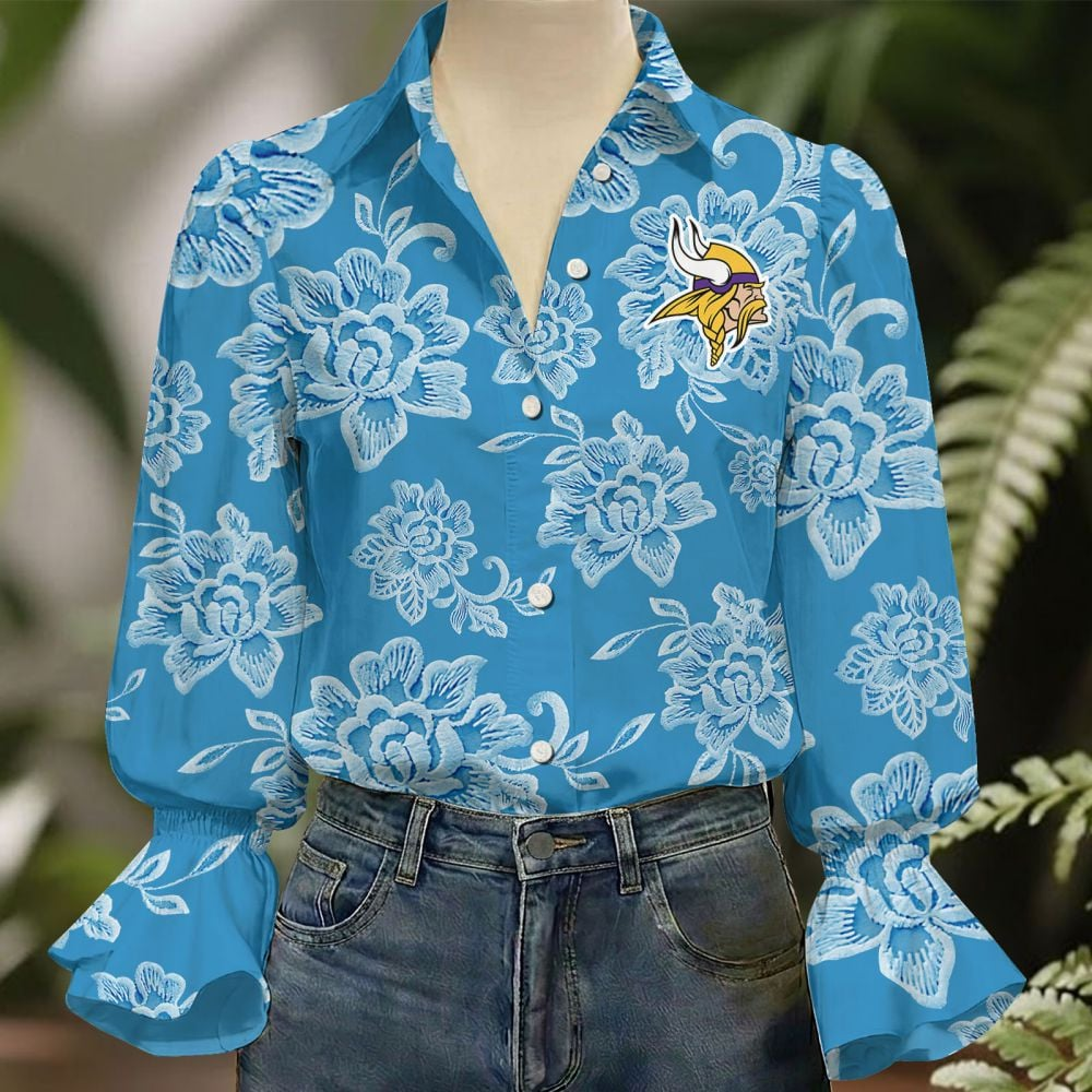 MIN x NFL 3D Collared Lace Long Sleeved Shirt 2004 DatND DVT