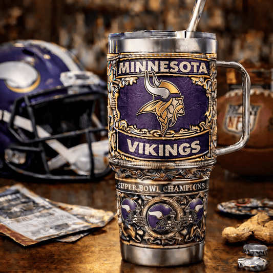 MIN x NFL 40oz Insulated Tumbler With Handle – Premium Fan Edition 0605 DatND DVT