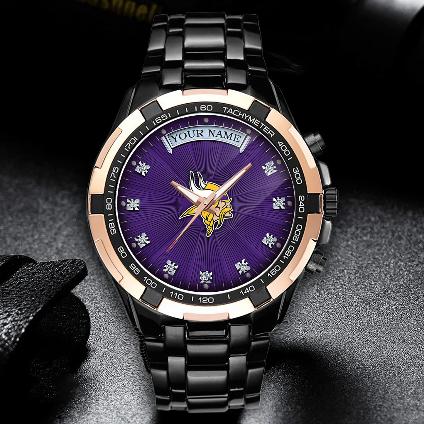 MIN x NFL Luxury Men Watch DATND TANTD 200426