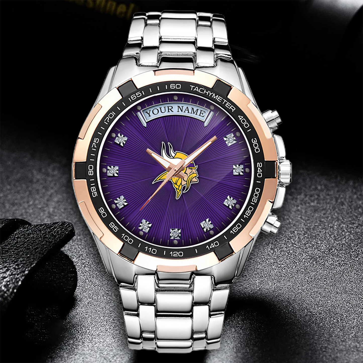 MIN x NFL Luxury Men Watch DATND TANTD 200426