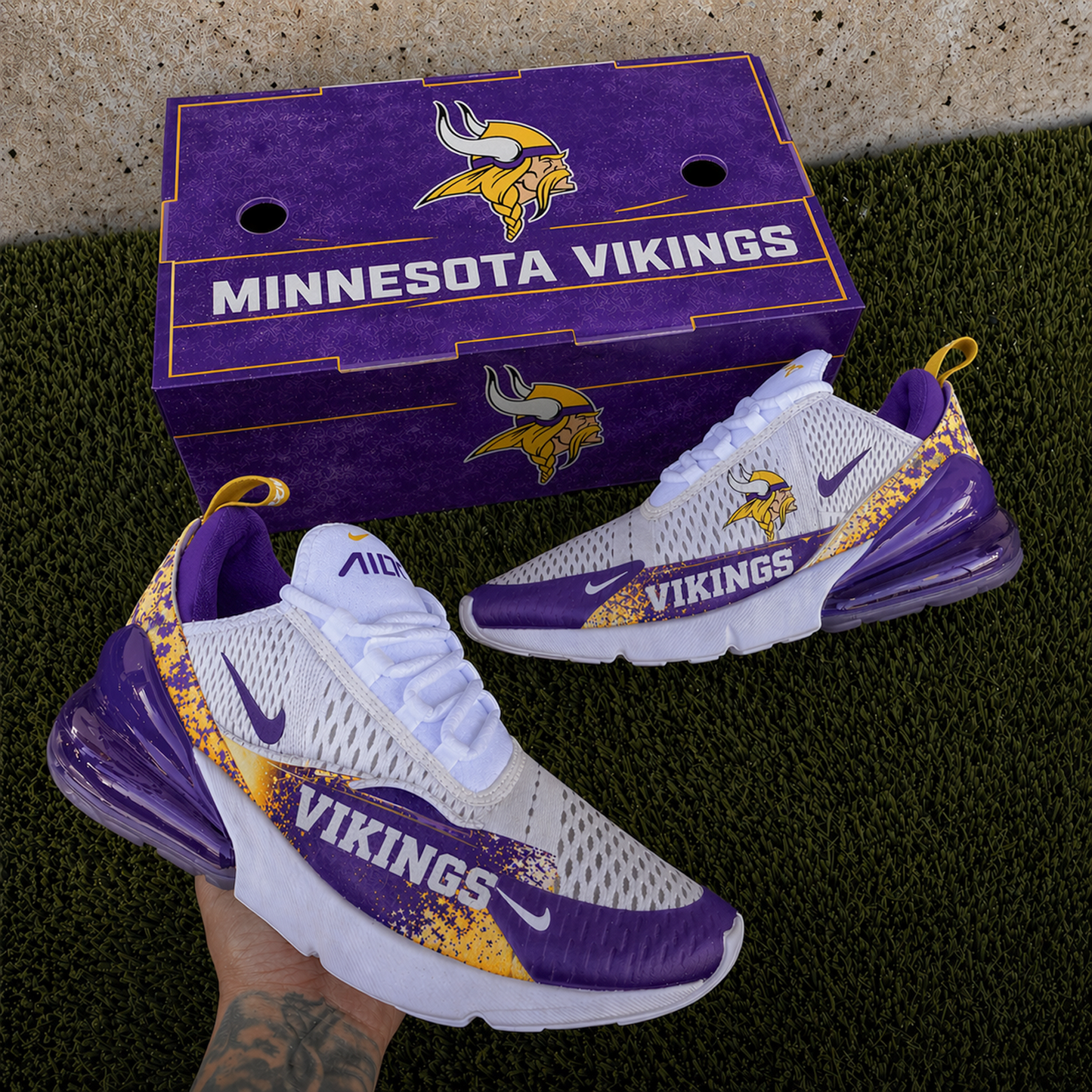 MIN x NFL Nike Air Max 270 Shoes 2104 DatND DVT