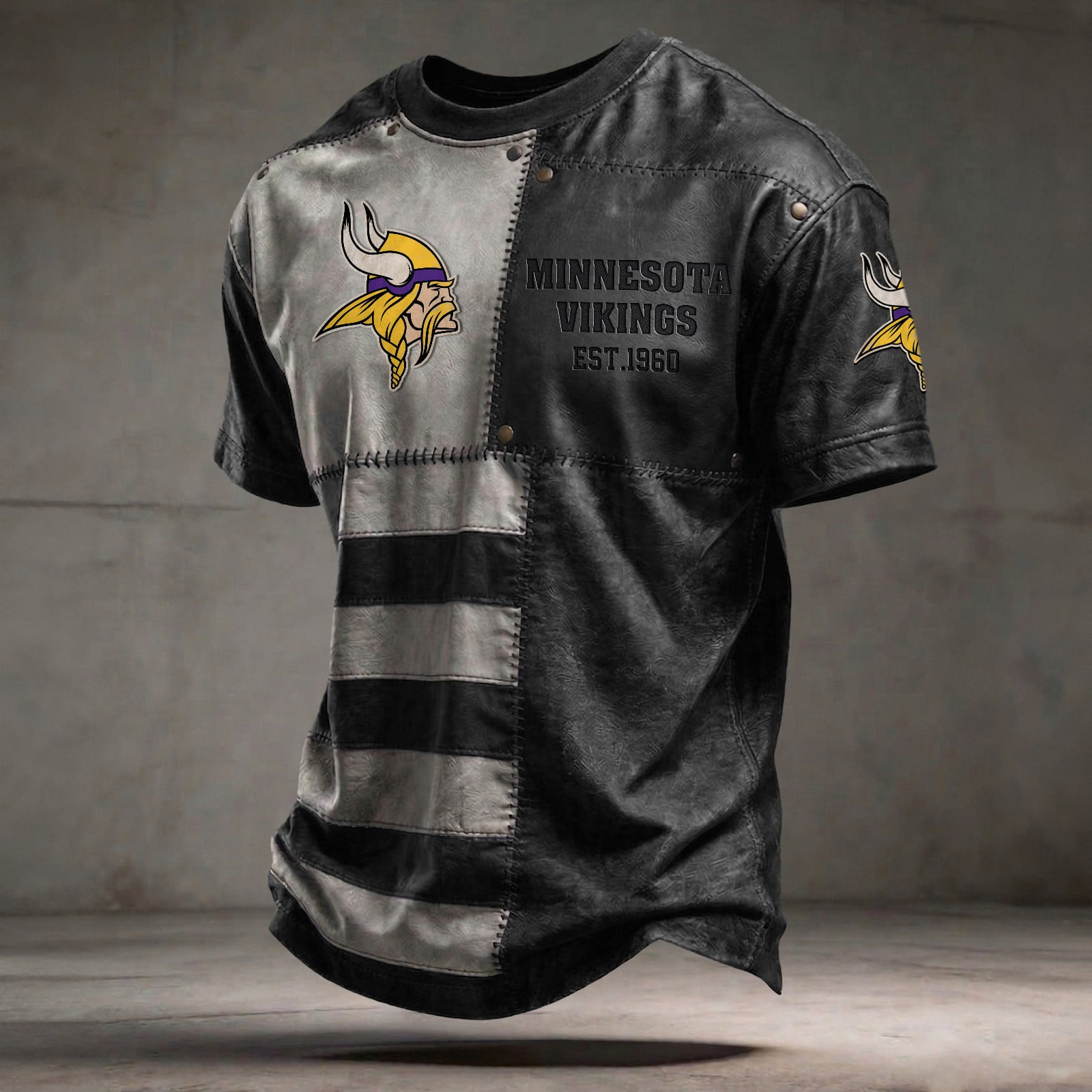 MIN x NFL T-Shirt 0404 DatND DVT Black