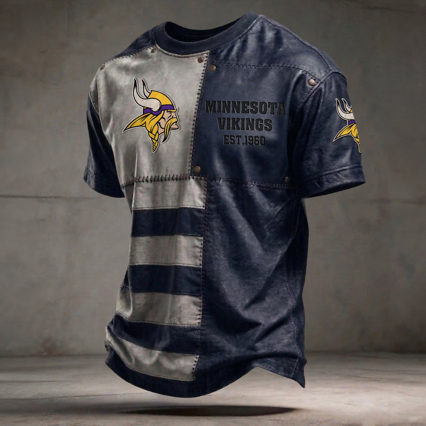 MIN x NFL T-Shirt 0404 DatND DVT Navy