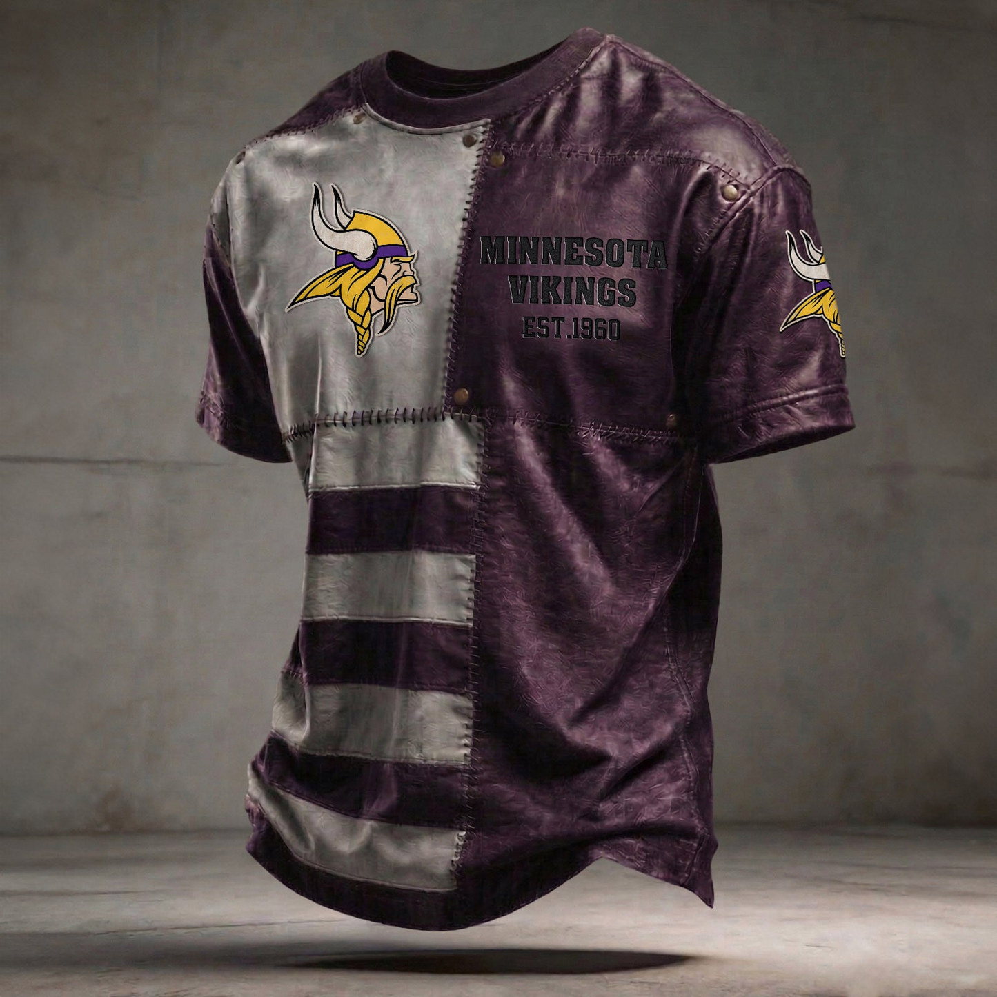 MIN x NFL T-Shirt 0404 DatND DVT Purple