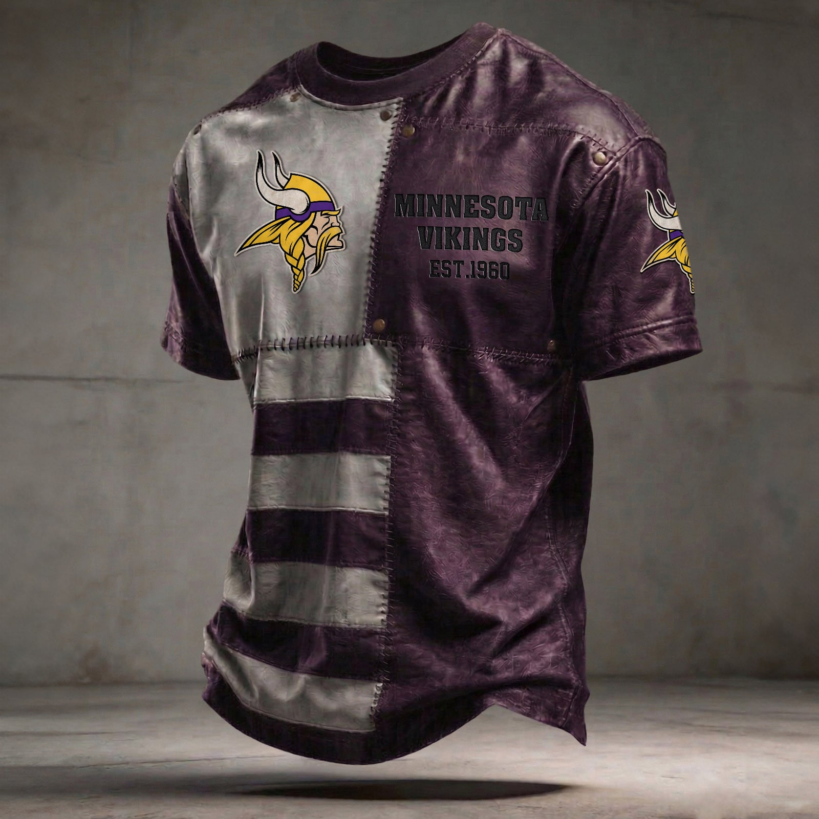 MIN x NFL T-Shirt 0404 DatND DVT Purple
