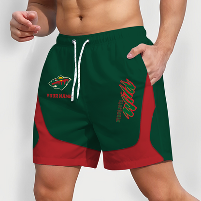 MIN x NHL Team Special Short Pants For Men Custom Name Gifts DATND TANTD 090426