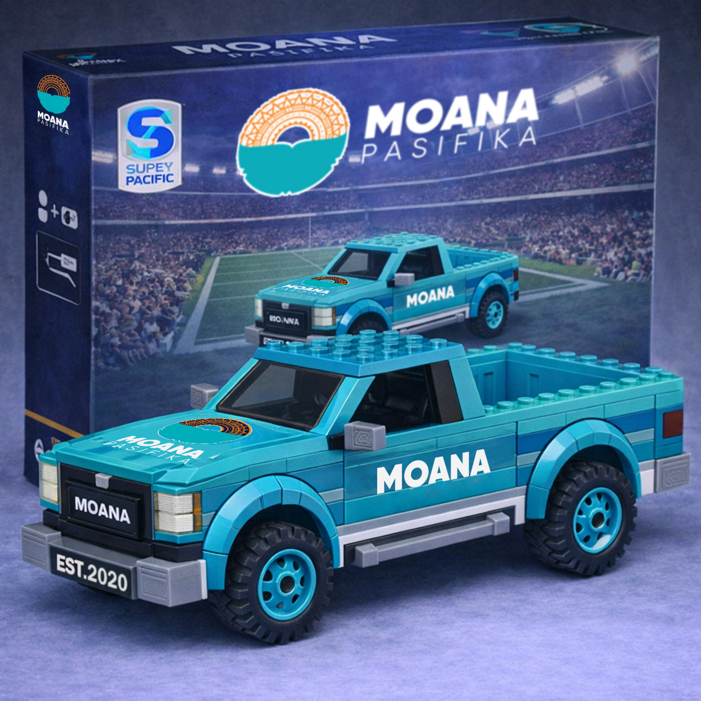 MOA x SPR Building Blocks Truck Toy Set DatND DVT