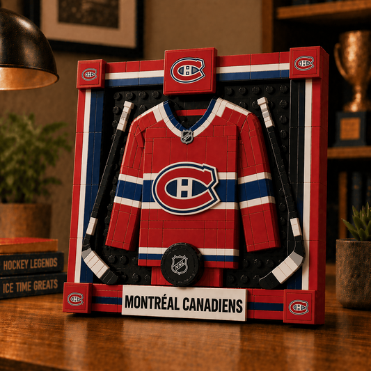 MTL x NHL Framed Jersey Building Set 2404 DatND DVT