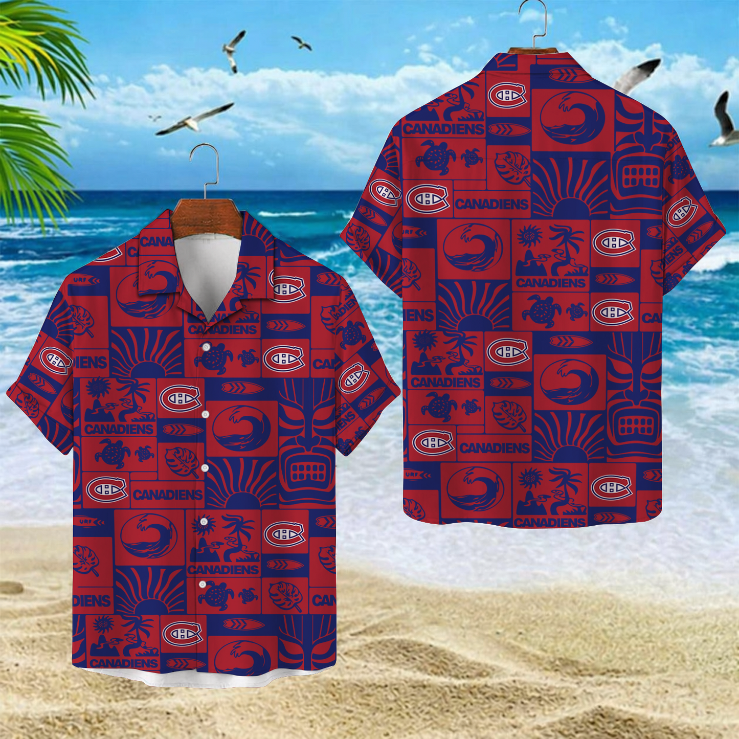 MTL x NHL Hawaiian Shirt 2004 DatND DVT