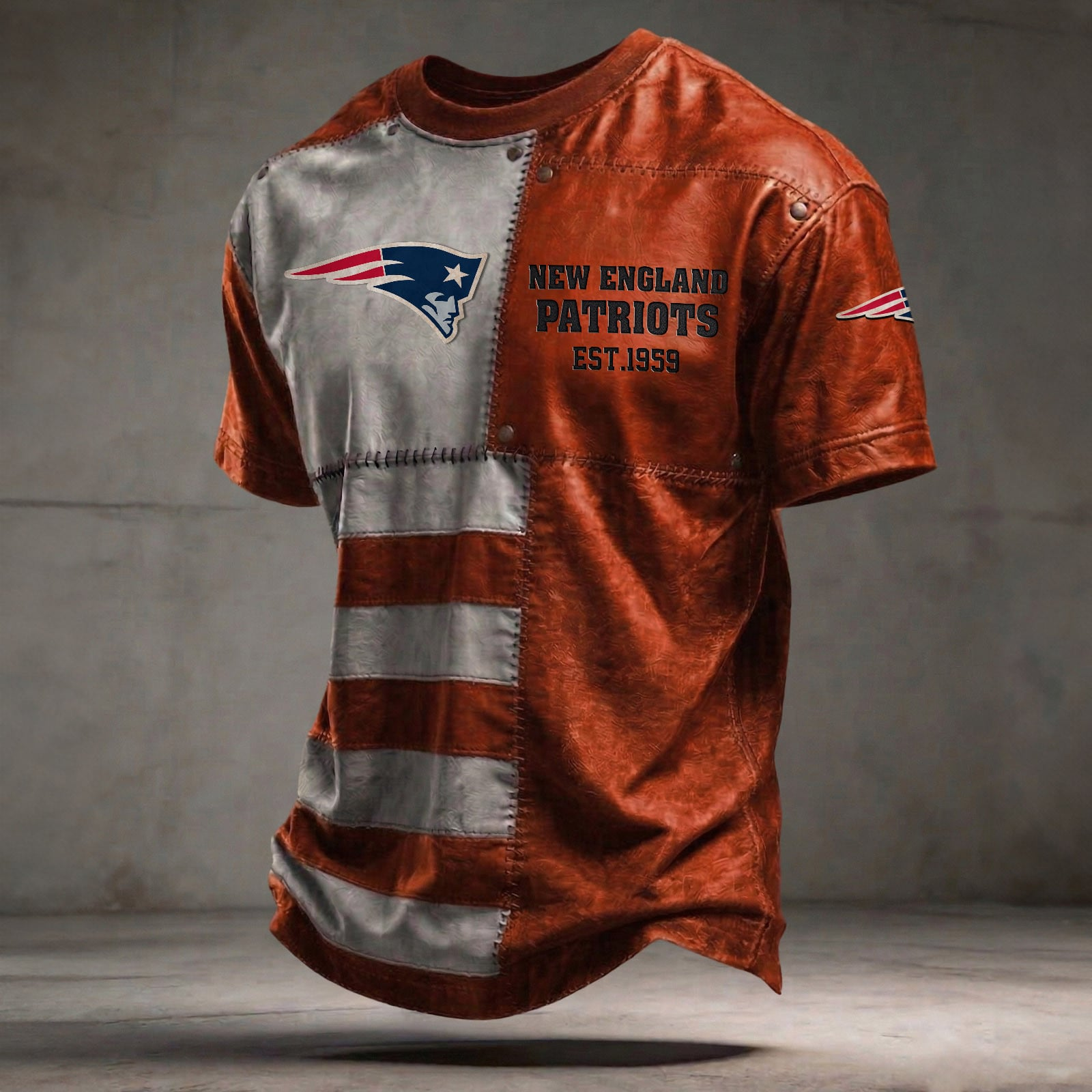 NE x NFL T-Shirt 0404 DatND DVT Orange