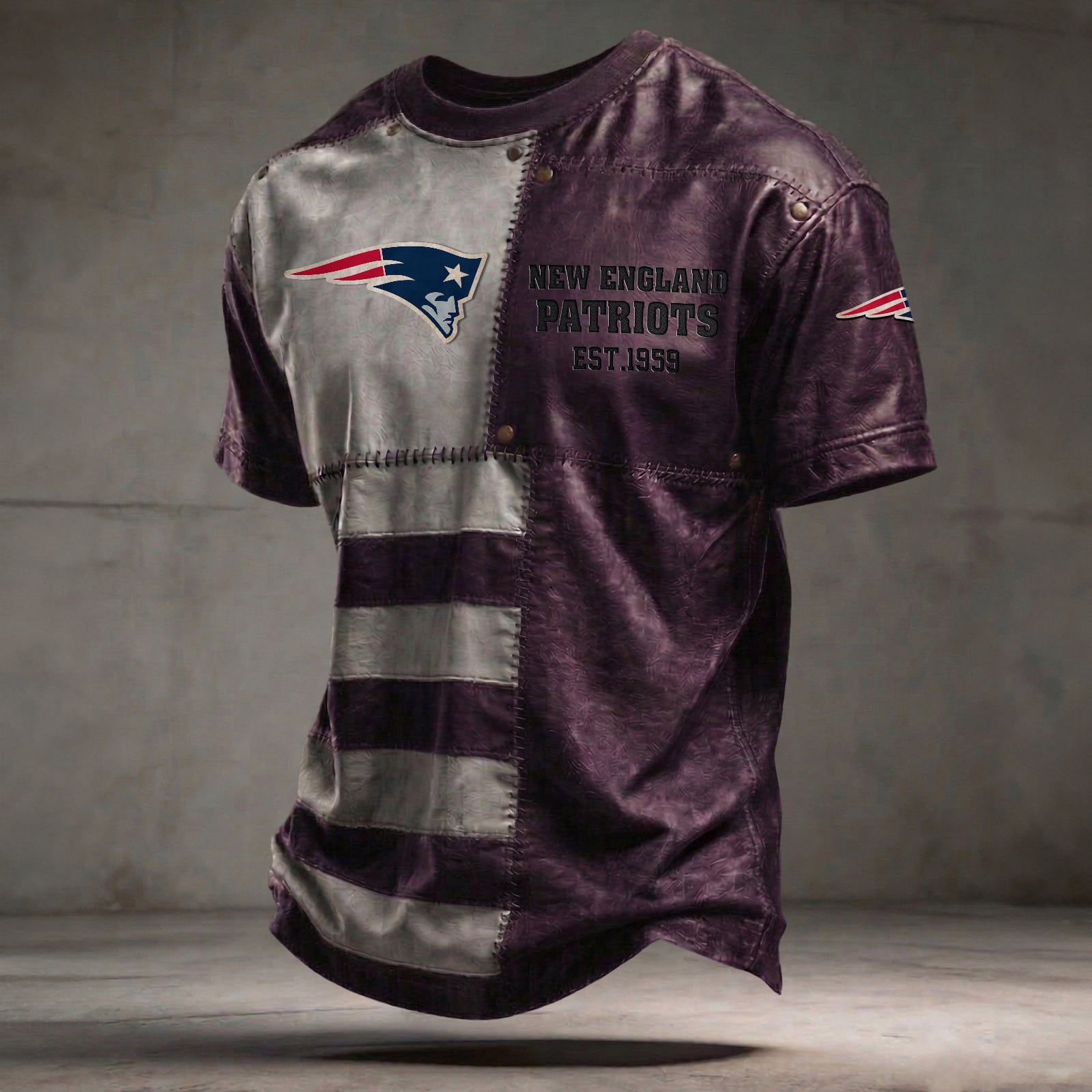 NE x NFL T-Shirt 0404 DatND DVT Purple