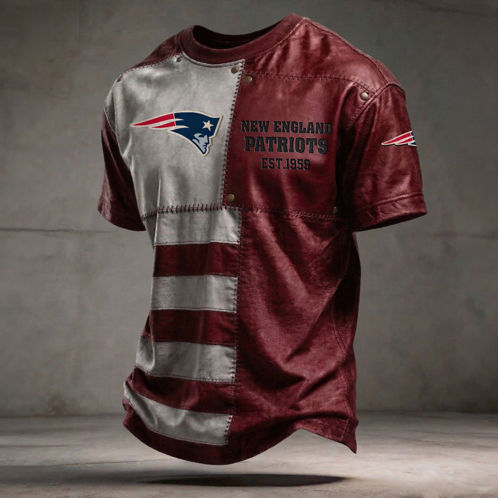 NE x NFL T-Shirt 0404 DatND DVT Red