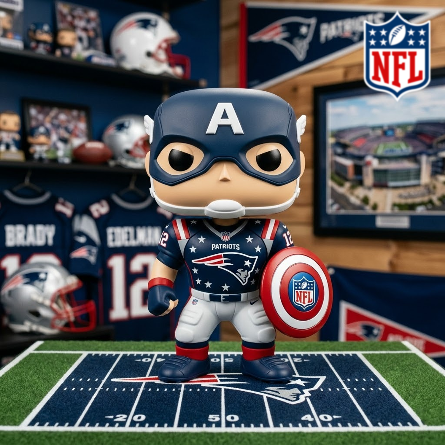 NEP x NFL CAPTAIN AMERICA FUNKOS DATND TANTD 010426