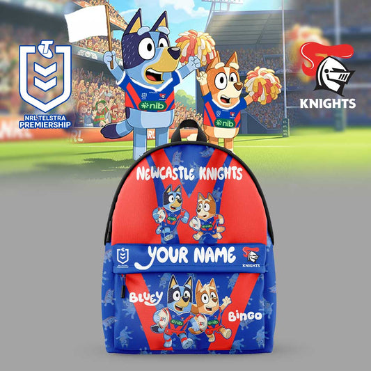 NEW x NRL Bluey and Bingo Back Pack Custom Name For Fans 2803 DatND DVT