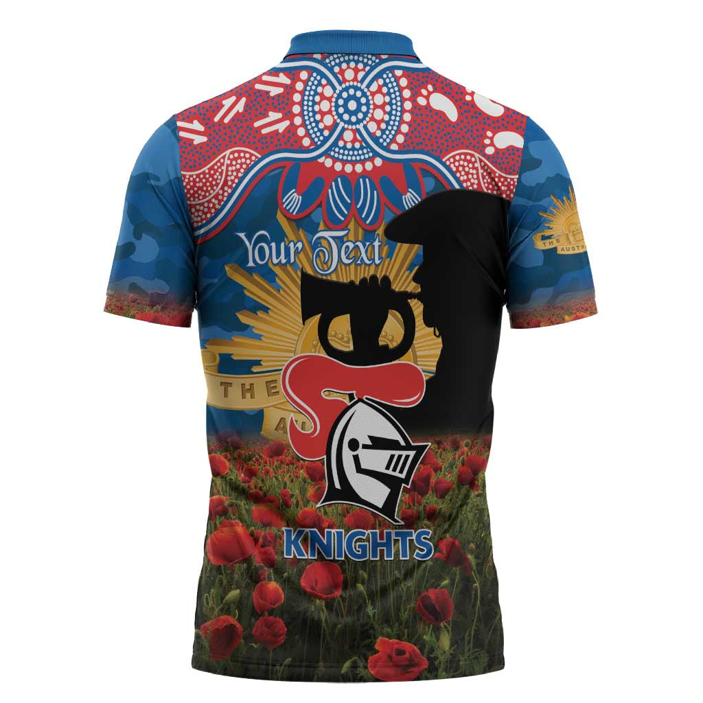 NEW x NRL Rugby ANZAC Day Zipper Polo Shirt Last Post Poppy We Will Remember Them LT14 DatND DVT