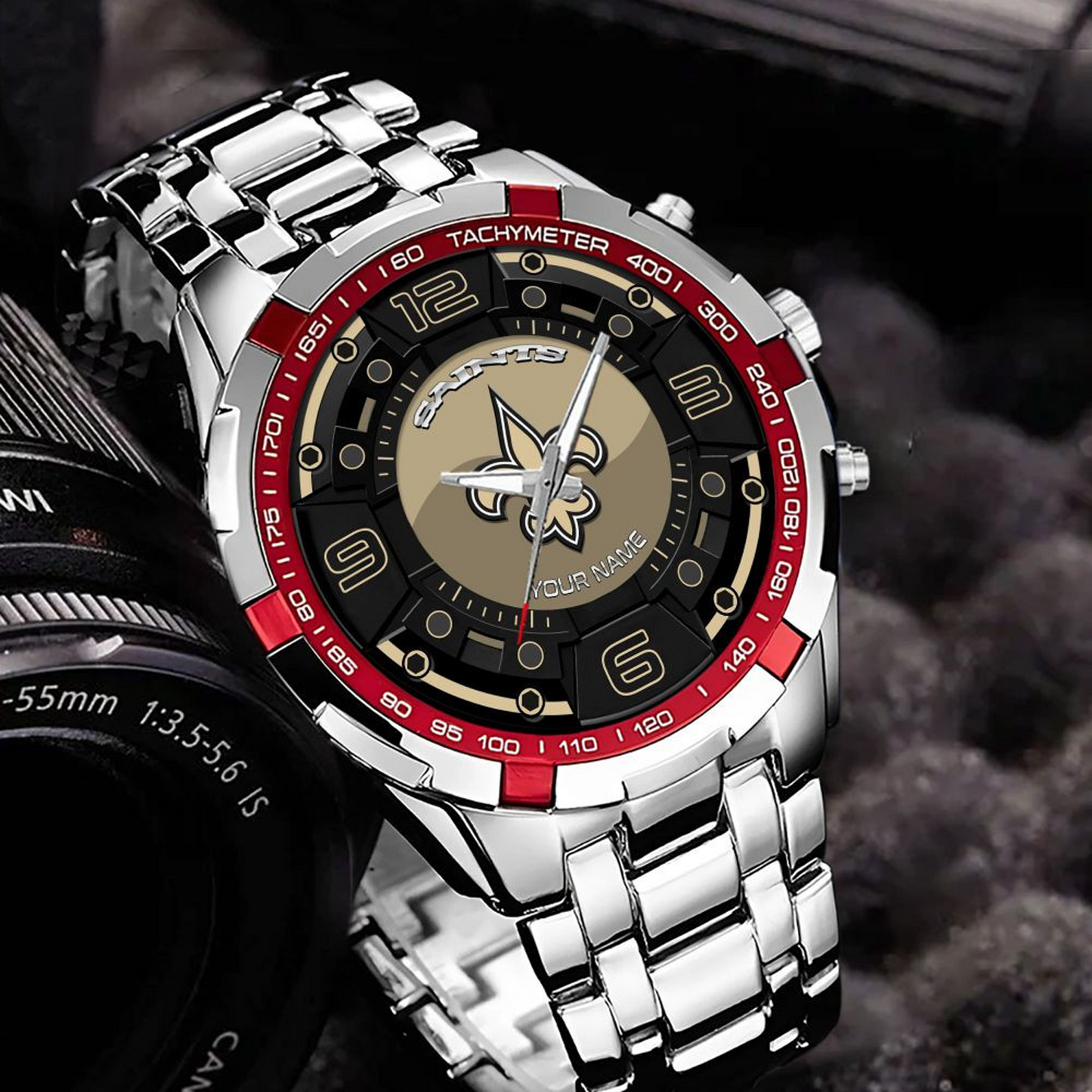 NO x NFL Stainless Steel Watch DatND DVT