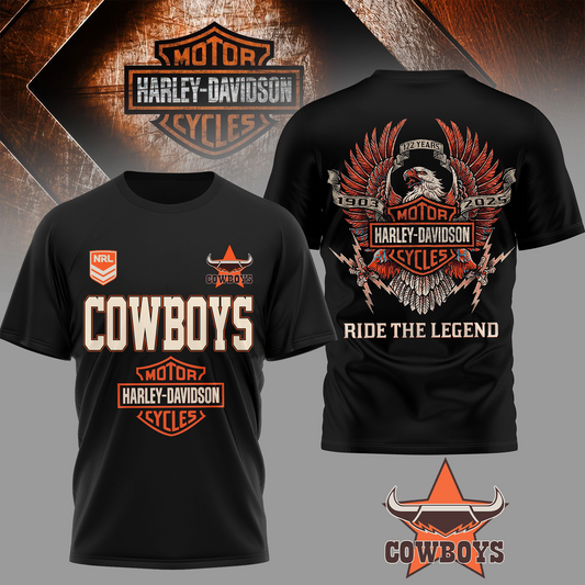 NQC Premium NRL 22 Year Harley Davidson 3D Shirt 0704 DatND DVT