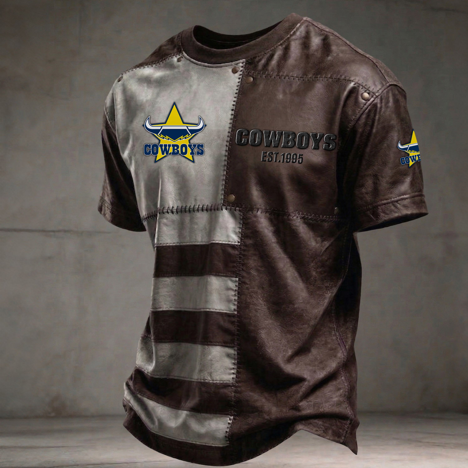 NQL x NRL Premium 3D Shirt DATND TANTD 060426 Brown