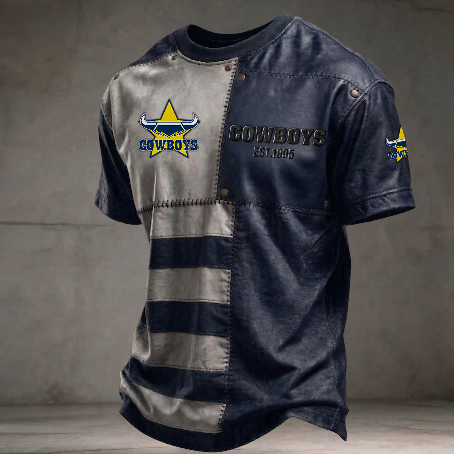 NQL x NRL Premium 3D Shirt DATND TANTD 060426 Navy