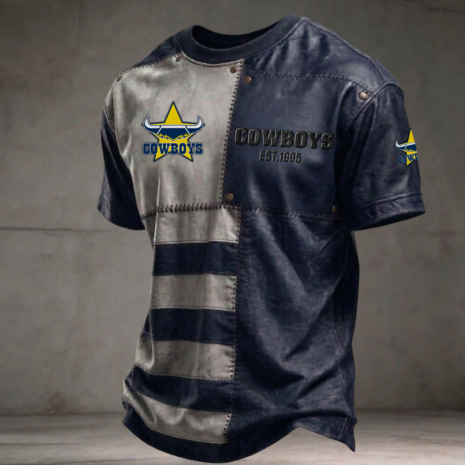 NQL x NRL Premium 3D Shirt DATND TANTD 060426 Navy