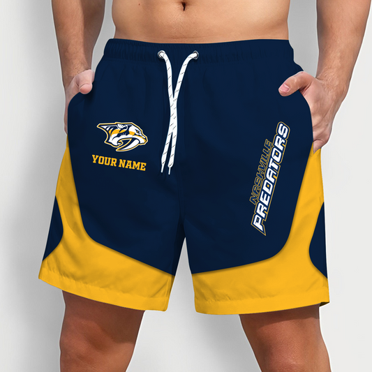 NSH x NHL Team Special Short Pants For Men Custom Name Gifts DATND TANTD 090426