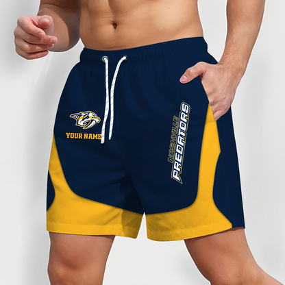 NSH x NHL Team Special Short Pants For Men Custom Name Gifts DATND TANTD 090426